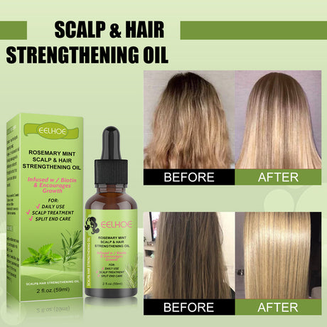 Rosemary Mint Hair Growth Fluid Scalp Massage - Lootquake