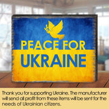 Piece for Ukraine Wooden Wall Art - International Decor - 95122B