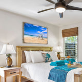 Torre de salvavidas de madera de Spady Beach, arte de pared costero de Nature Wonders - Decoración costera de vida marina - 95262B