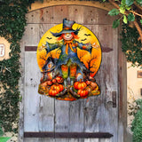 Decoración navideña de espantapájaros para puerta de Halloween por G. DeBrekht - Decoración de Halloween - 8652798H