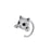 European And American Cute Cat Retro Fashion Minority Design Simple Cute Animal Earrings For Women - Lootquake