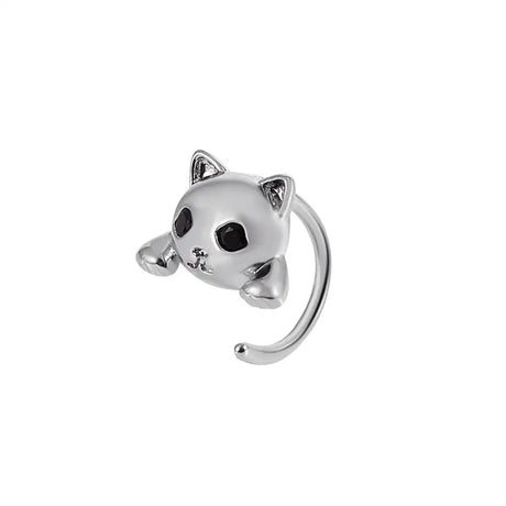 European And American Cute Cat Retro Fashion Minority Design Simple Cute Animal Earrings For Women - Lootquake