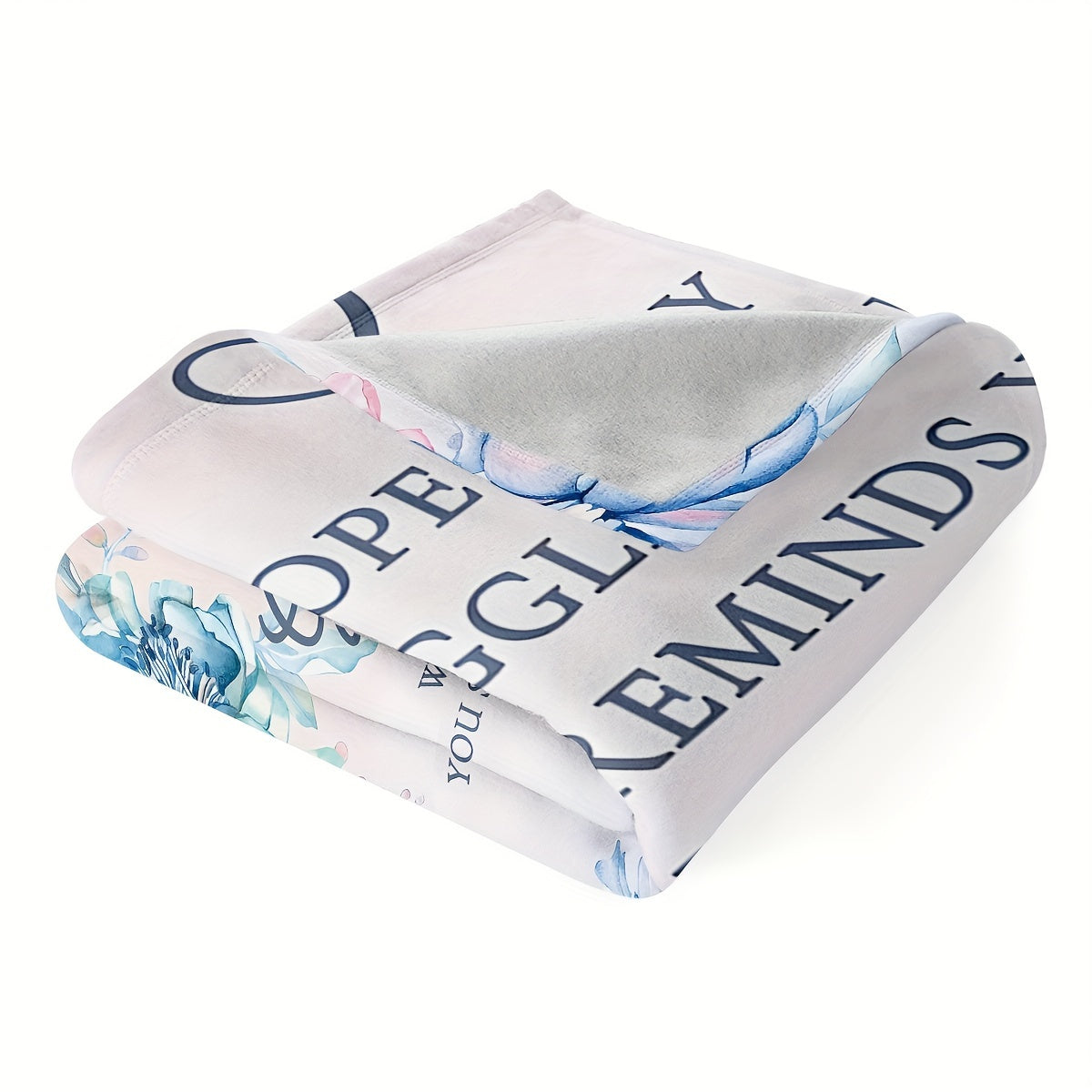 1pc Grandmas Cherished Throw Blanket - Ultra-Soft & Cozy Gift for Birthday, Valentines, Christmas, Thanksgiving - Personalized from Granddaughter with Heartwarming Design for Year-Round Comfort and Emotional Connection