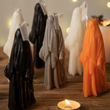 Bougie parfumée Halloween pour femme - Motif fantôme scintillant, idéale pour la décoration et les cadeaux