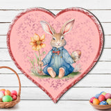 Easter Bunny Heart Holiday Door Decor by G. Debrekht - Easter Spring Decor - 8652780H