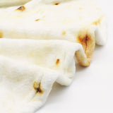 Couverture bébé en flanelle douce 285 g/m², motif tortilla – Le cadeau idéal pour une baby shower ! Cadeau d'Halloween ou de Noël.