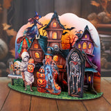 Conjunto decorativo de aldea fantasmal de Halloween de G. Debrekht - Decoración de Halloween - 852741-12