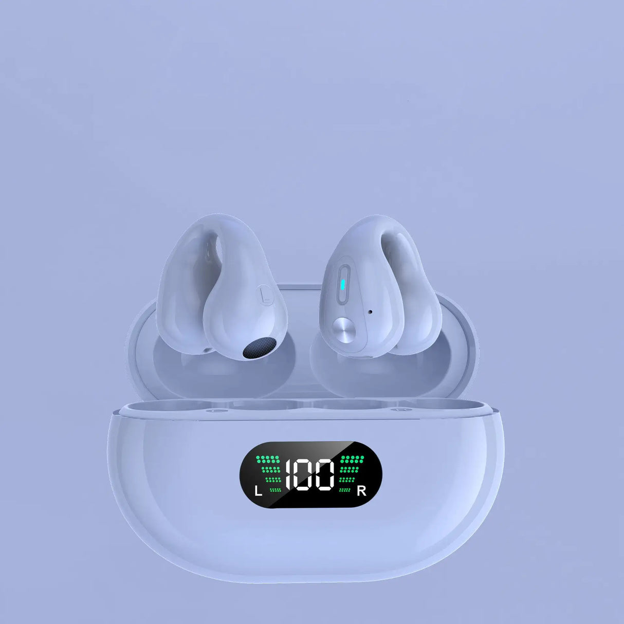 Bone Conduction Headphones TWS Earbuds Ear Clip Bluetooth 5.3 Touch Wireless Earphone In-Ear Bass HIFI Sports Headset - Lootquake
