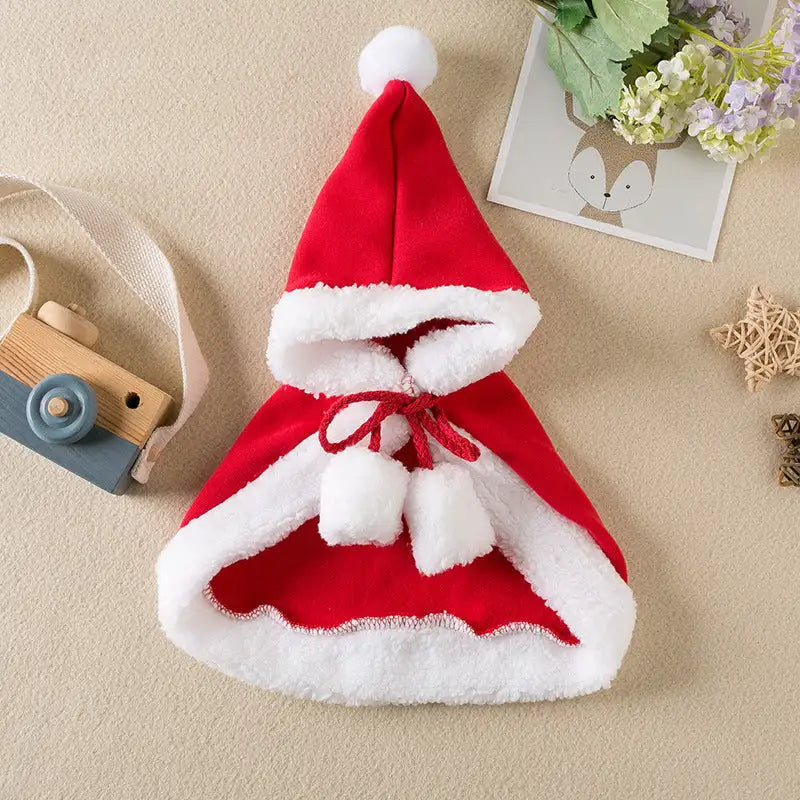 Pets Christmas Cloak Red Shawl Pet Products - Lootquake
