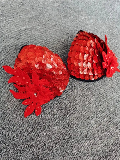 Handmade Sequined Mermaid Scale Bikini Lingerie - Lootquake