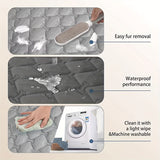 Extra Large Reversible High Quality Dog Blanket - Double-Sided Pet Bed Cover with Bone Pattern, Machine Washable Sofa Protector for Medium/Large/Small Dogs & Cats, Indoor/Outdoor Use, Blanket for Bed