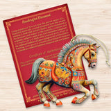 Carousel Horse Wooden Ornaments by G. Debrekht - Christmas Decor - 8100193-3