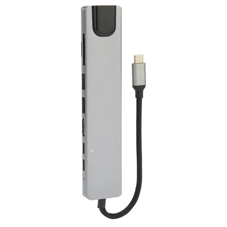 Docking Hub 8 in 1 Type‑C to High‑Definition Multimedia Interface USB PD Expansion Dock for Transfer Data - Lootquake