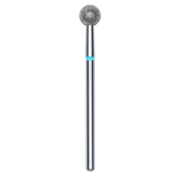 DIAMOND NAIL DRILL BIT, "BALL", BLUE, HEAD DIAMETER 5MM (FA01B050) - STALEKS™
