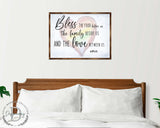 Bless the Food Before Us - Wooden Kitchen Blessing - Verse Wall Decor - Contemporary Decor - Script Wall Art - Meal Prayer Sign - 310333