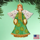 Celtic Angel Christmas Wooden Ornaments by G. DeBrekht - Celtic Decor - 8152723