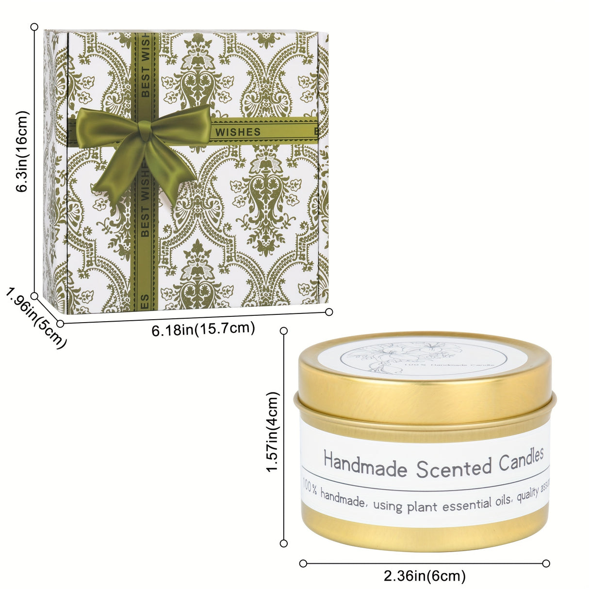 4pcs Scented Candle Gift Set - Premium Relaxation Aromatherapy with 12 Unique Scents, Perfect for Birthdays, Weddings, Thanksgiving & Christmas - Soy Wax in Metal Jar