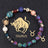 Natural Volcanic Rock Electroplating Twelve Constellations Bracelets - Lootquake