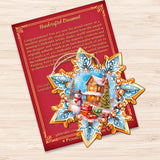 Adornos de madera con forma de copo de nieve de G. Debrekht - Regalos para muñecos de nieve - Decoración navideña de Papá Noel - 8688404