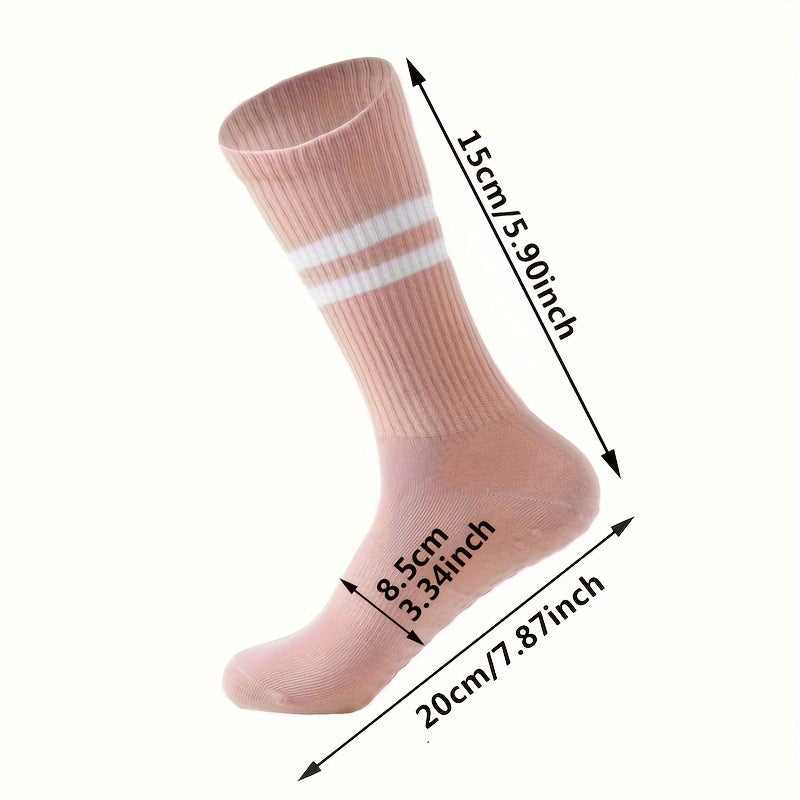 3 pares de calcetines antideslizantes para yoga y pilates con agarre para mujer, transpirables y cómodos, ideales para barra y ballet. Ideales para yoga, pilates, barra y ballet. Regalo perfecto para entusiastas del fitness.