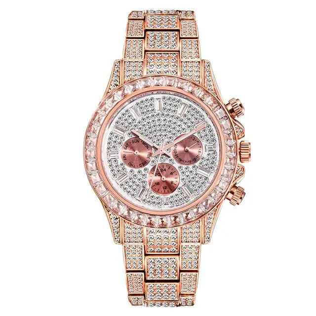 Diamond Calendar Watches - Lootquake