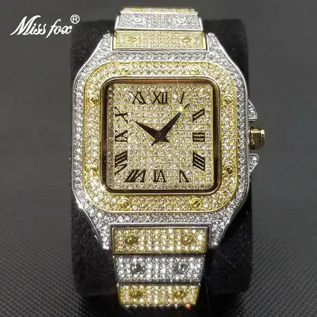 Waterproof Full Diamond Men's Watches - Lootquake