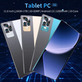Tablette Android 13.0 de 10,36 pouces, version mondiale 2025, 16 Go de RAM, 1 To de ROM, 16 MP, 32 MP, 12 000 mAh, réseau Bluetooth, 5G, Wi-Fi