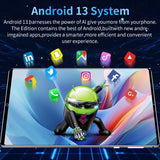 Tablette Android 13.0 de 10,36 pouces, version mondiale 2025, 16 Go de RAM, 1 To de ROM, 16 MP, 32 MP, 12 000 mAh, réseau Bluetooth, 5G, Wi-Fi