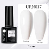 URSUGAR 7.5ml Solid Color Gel Polsih Classic Matte Glossy DIY Nail Art Trendy Reflective Glitter Nail Gel UV LED Soak Off