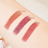 Ocheal Satin-Like Color-Holding Tri-Color Lipstick  Waterproof Long Lasting Liquid Lipstick Tint Moisturizing Tear Off Lip Stain