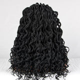 18" Knotless Box Braids Wig | Synthetic Lace Front