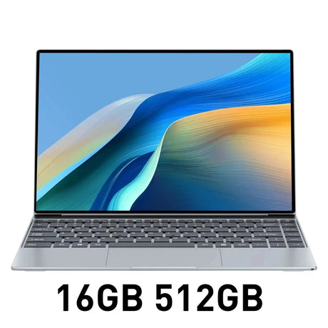 2025 Original Laptop 14.1 Inch Windows 11 Ultra Slim Notebook Gamer Intel N3700 16GB 1024GB 1920*1080 Display Office computer - Lootquake