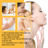 Vitamin E Turmeric Brightening Scrub Fade Melanin Skin Exfoliation Treatment Skin Glowing Restore Skin Hydration Skincare 100g