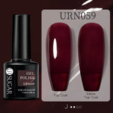 URSUGAR 7.5ml Solid Color Gel Polsih Classic Matte Glossy DIY Nail Art Trendy Reflective Glitter Nail Gel UV LED Soak Off
