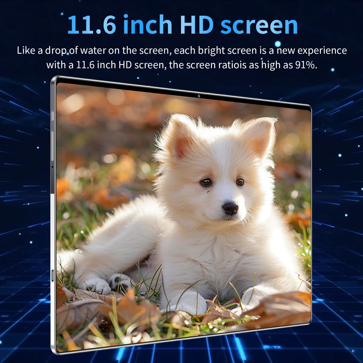 Tablette Android 13.0 de 10,36 pouces, version mondiale 2025, 16 Go de RAM, 1 To de ROM, 16 MP, 32 MP, 12 000 mAh, réseau Bluetooth, 5G, Wi-Fi