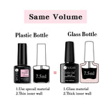 URSUGAR 7.5ml Solid Color Gel Polsih Classic Matte Glossy DIY Nail Art Trendy Reflective Glitter Nail Gel UV LED Soak Off