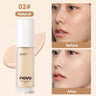 Base líquida con hialuronato, corrector de larga duración, crema BB, nutritiva con vitamina E, resistente al agua, modulable, mejora la uniformidad de la piel.
