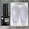 URSUGAR 7.5ml Solid Color Gel Polsih Classic Matte Glossy DIY Nail Art Trendy Reflective Glitter Nail Gel UV LED Soak Off