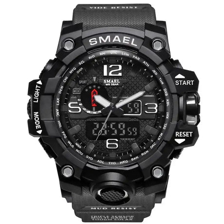 SMAEL Brand Men Sports Watches Dual Display - Lootquake