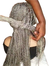Ash Blonde 613 Full Lace Braid Wig - 360 Lace Knotless Braids with Bun - Lightweight Braided Wig for Black Women
