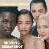Suero hidratante con vitamina C, 5 funciones, hidratante facial, reparador, reduce los poros, ilumina, productos coreanos para el cuidado de la piel.