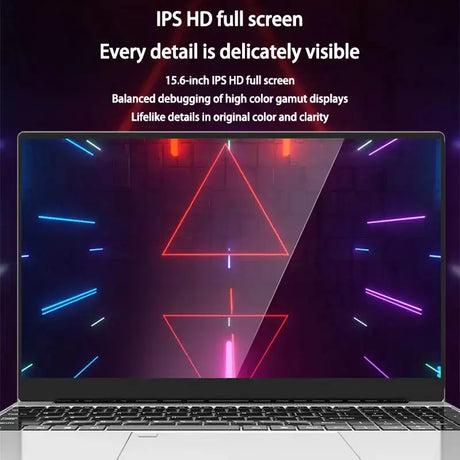2025 New Laptop 15.6 Inch 32GB Ram DDR4 2TB SSD Windows 11/10 Notebook Pc Gamer Intel N5095 Office Computer Backlit Fingerprint - Lootquake