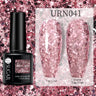 URSUGAR 7.5ml Solid Color Gel Polsih Classic Matte Glossy DIY Nail Art Trendy Reflective Glitter Nail Gel UV LED Soak Off