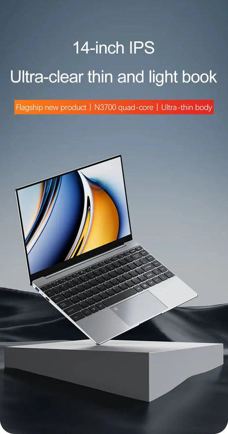 14.1" Ultra-Slim Laptop 16GB RAM 2TB SSD Intel CPU Windows 11 Pro FHD Anti-Glare Multilingual Office/Study PC - Lootquake
