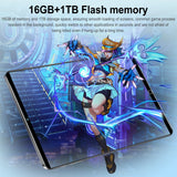 Tablette Android 12000 mAh, version internationale, 16 Go de RAM, 1 To de ROM, nouveau réseau, 11,6 pouces, 10 cœurs, Android 13.0, Wi-Fi, 2024