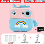 Cámara de impresión instantánea para niños, cámara fotográfica digital para niños y niñas con impresión térmica, juguetes educativos para niños, regalos, mini impresora térmica