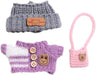Vêtements pour poupée Labubu, accessoires DIY La bubu peluche, monstres Labubu assis costume cadeaux pour collectionneurs (pas de poupées) Lab