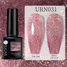 URSUGAR 7.5ml Solid Color Gel Polsih Classic Matte Glossy DIY Nail Art Trendy Reflective Glitter Nail Gel UV LED Soak Off
