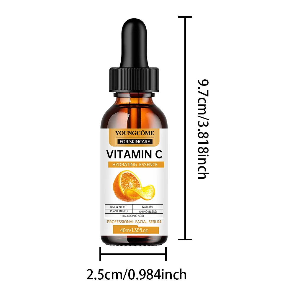 Suero hidratante con vitamina C, 5 funciones, hidratante facial, reparador, reduce los poros, ilumina, productos coreanos para el cuidado de la piel.