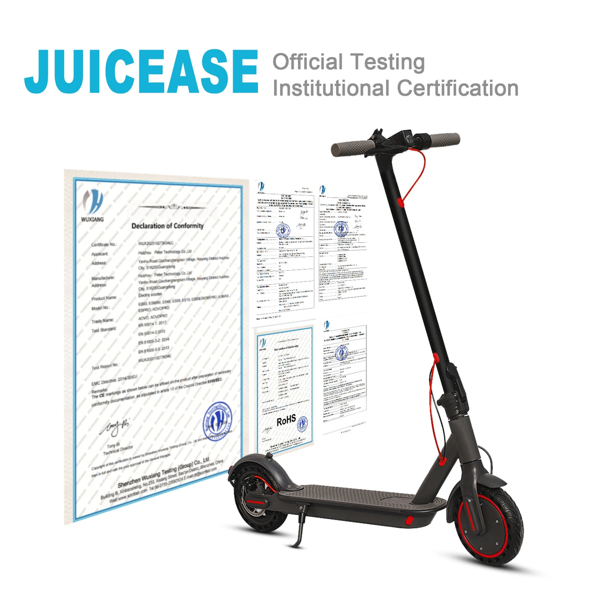 Trottinette électrique JUICEASE 7,8-14,5 Ah, autonomie ultra longue de 31 à 35 km/h, autonomie de 25 à 45 km, application Aovopro, 350/1 000 W, nouveauté 2025